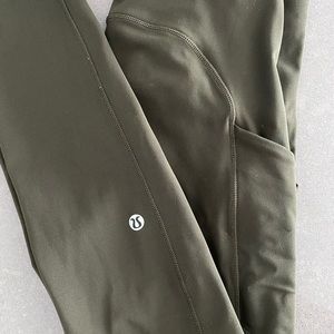 Lululemon Green Training Pants